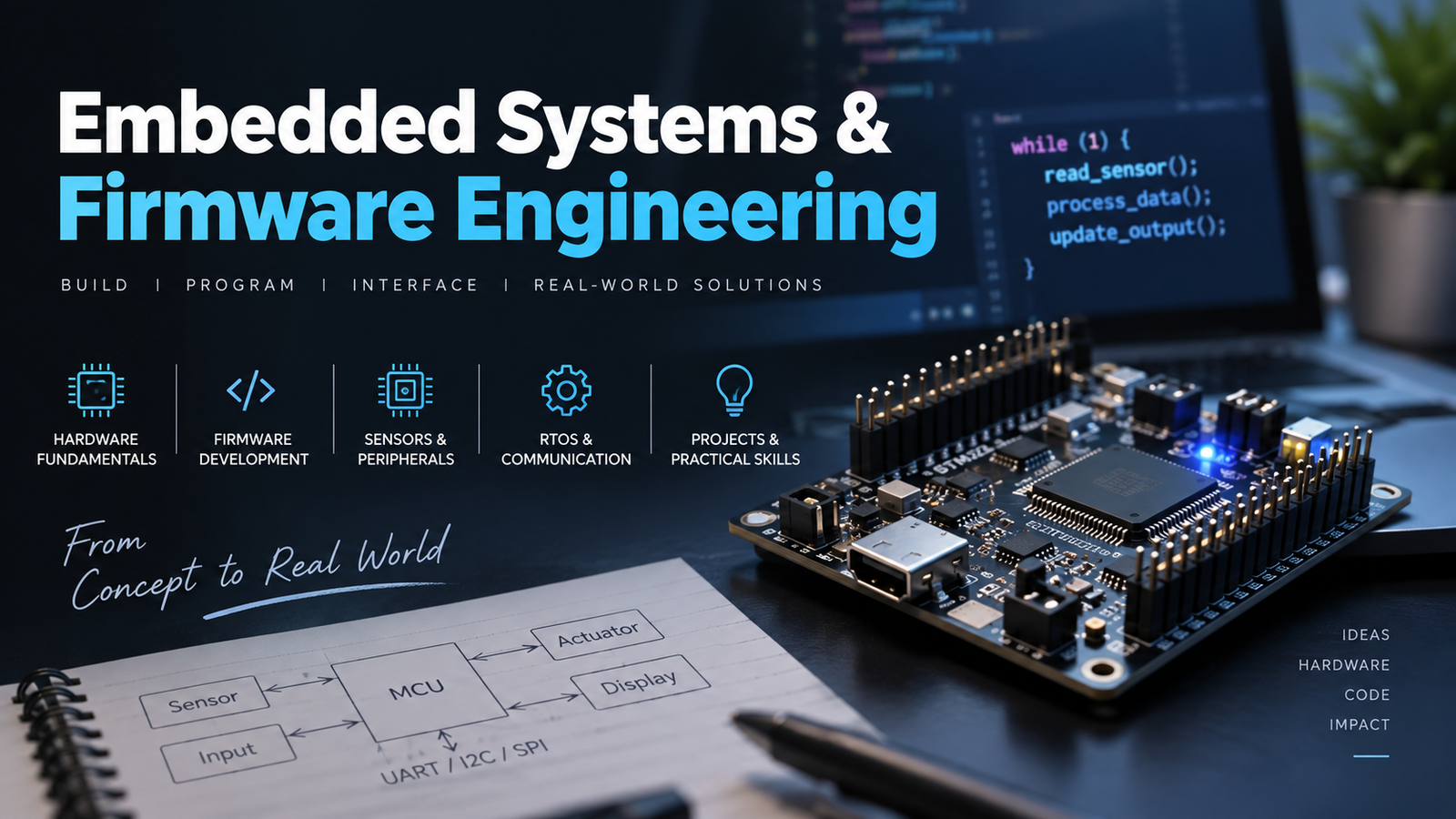 Industrial IoT, Firmware & Embedded Systems Course